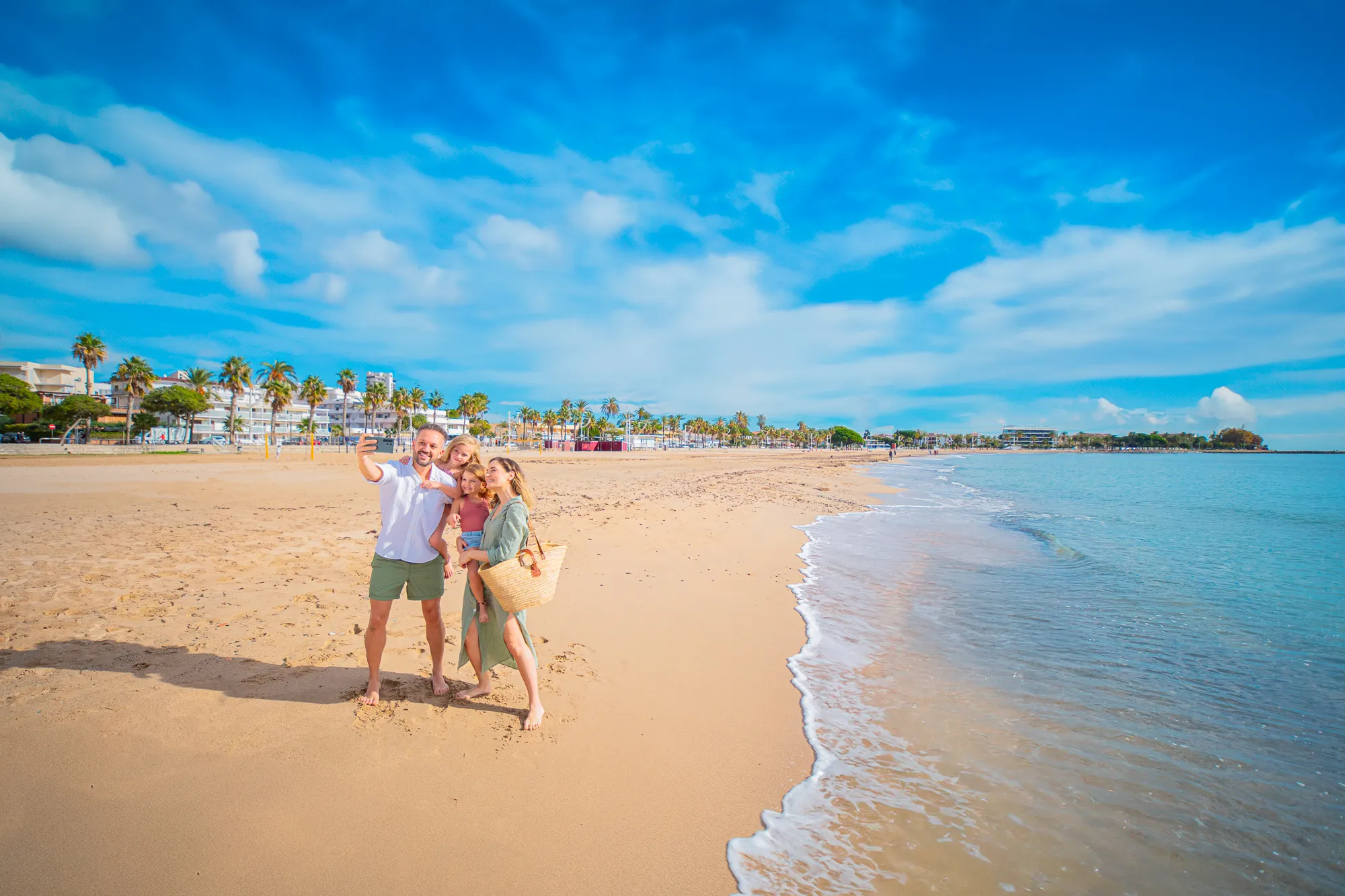 playa cambrils familia